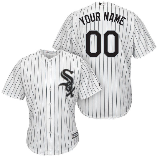 Chicago White Sox Majestic Cool Base Custom Jersey Jersey White/Black 2021